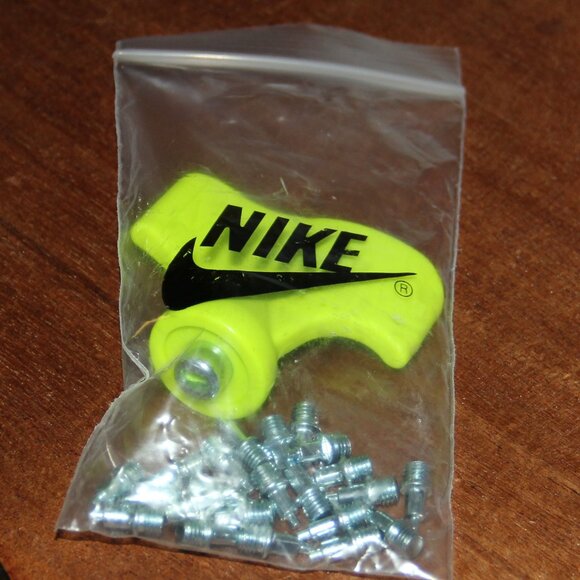 Nike High Jump Elite Track Shoes Men 9 Black Pink Lemon - Picture 7 of 7